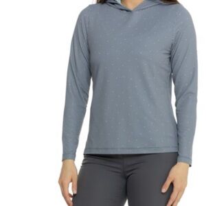 NWT Peter Millar Pine Hoodie Graphite M $140